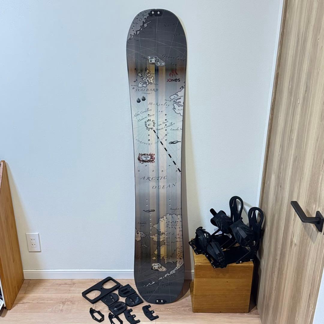 美品！Jones Solution 154 ジョーンズ スプリットボード