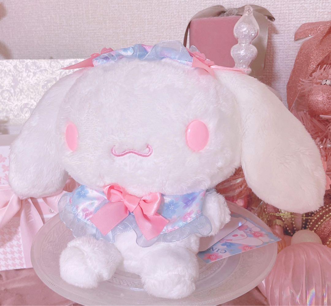 激レア♡希少♡サンリオ♡シナモロール♡ぬいぐるみ♡LIZLISA♡リボン♡ピンク