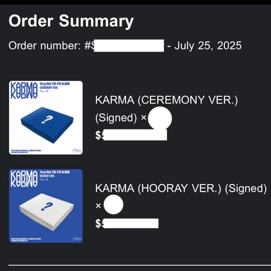 直筆 サイン フィリックス