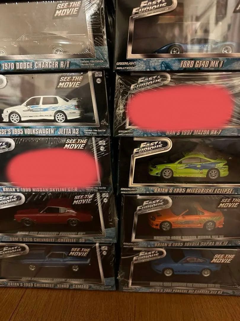 ワイルドスピード　25台　1/43 fast furious レア