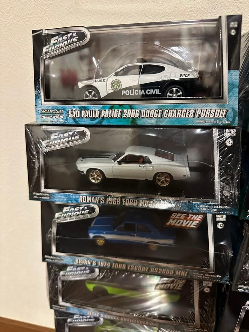 ワイルドスピード　25台　1/43 fast furious レア