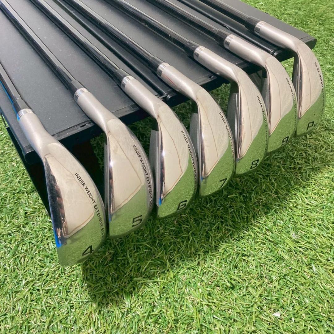 EXSOLE アイアンセット 4-9.P 7本セット 飛び系 初心者向
