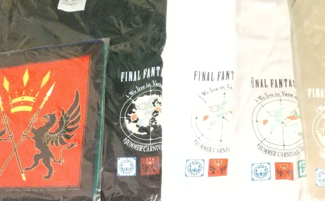 【未開封】FF11 サマーカーニバル2005限定販売品　ハンドタオル+Tシャツ