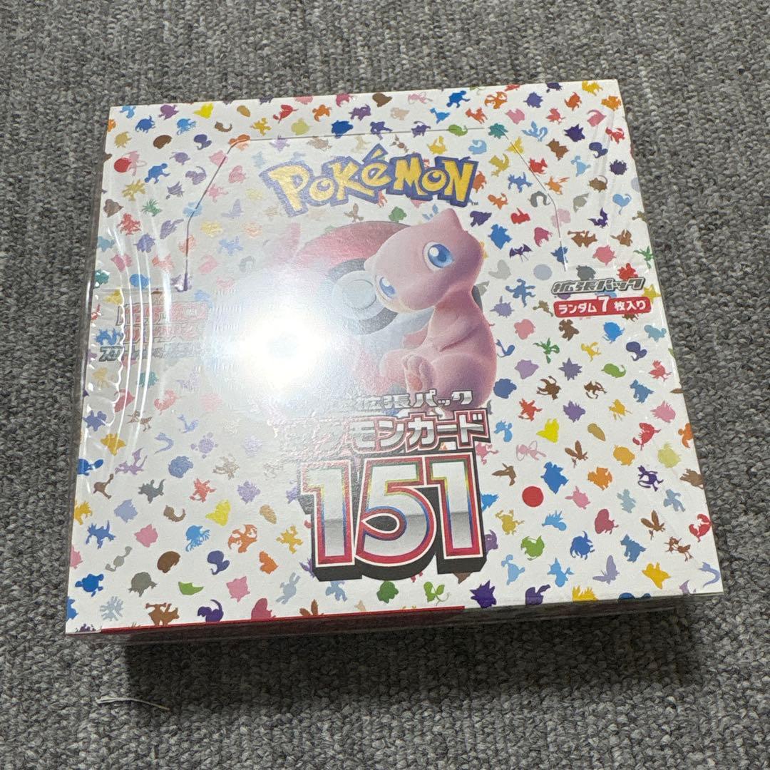 ポケモンカード 151 シュリンク付き 未開封BOX