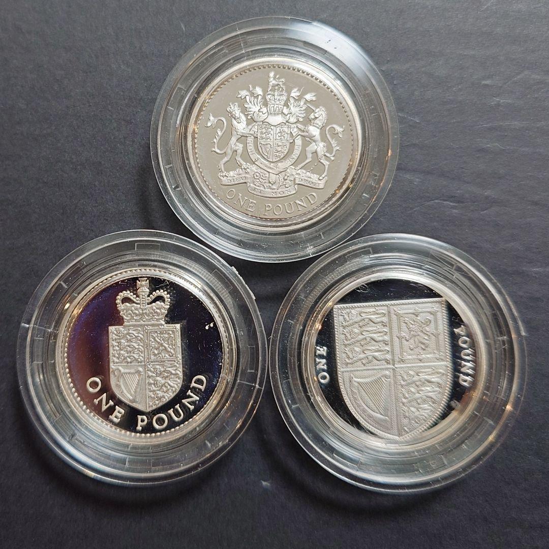 2013年 イギリス ロイヤルアームズ シルバーセット30周年記念銀貨SV925