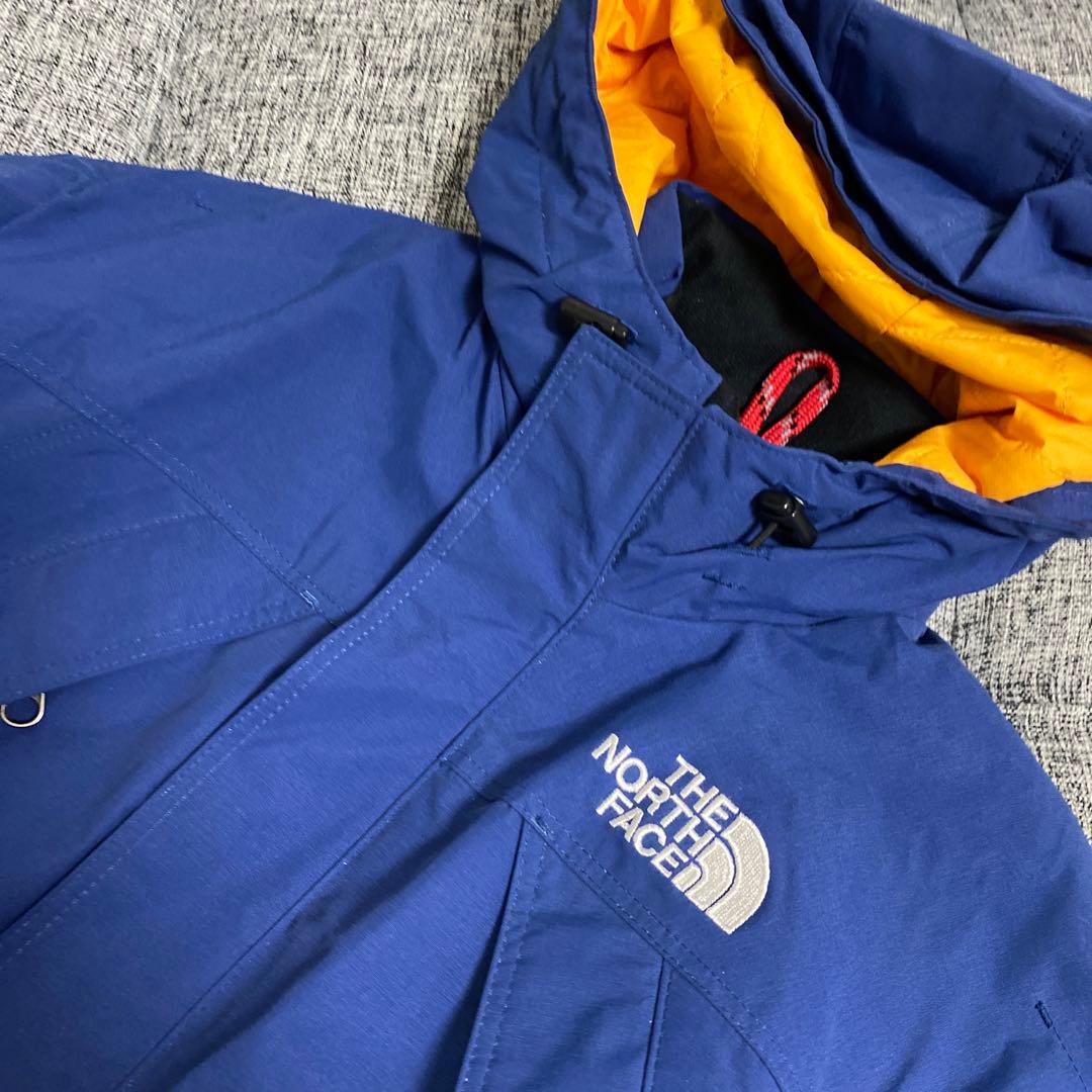 美品　ノースフェイス　スノボウェア　スキー　ジャンプスーツつなぎ　青　110