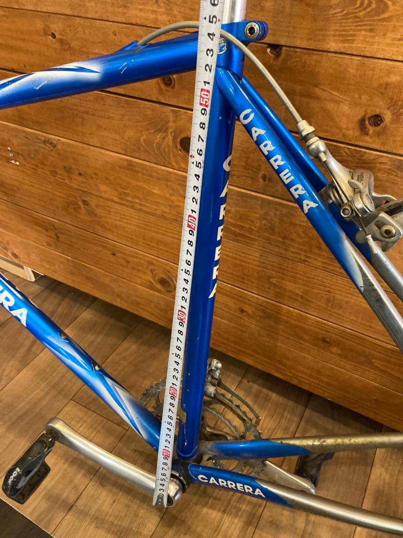 【現状販売！CARRERAフレームetc.】2×9速　クロモリ　700c