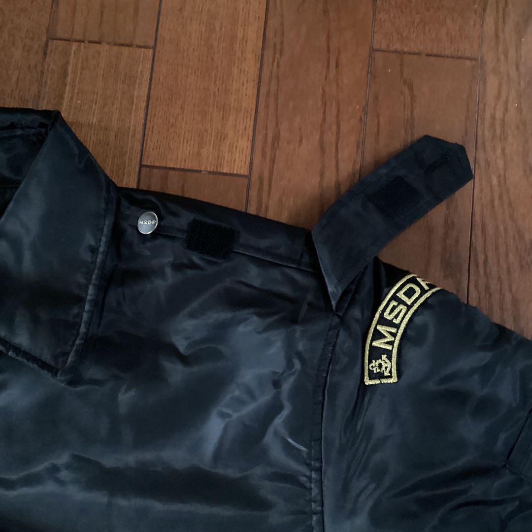 アルパナ　MSDFロゴ付きブラックジャケット　新品　肩章なし　LLサイズ