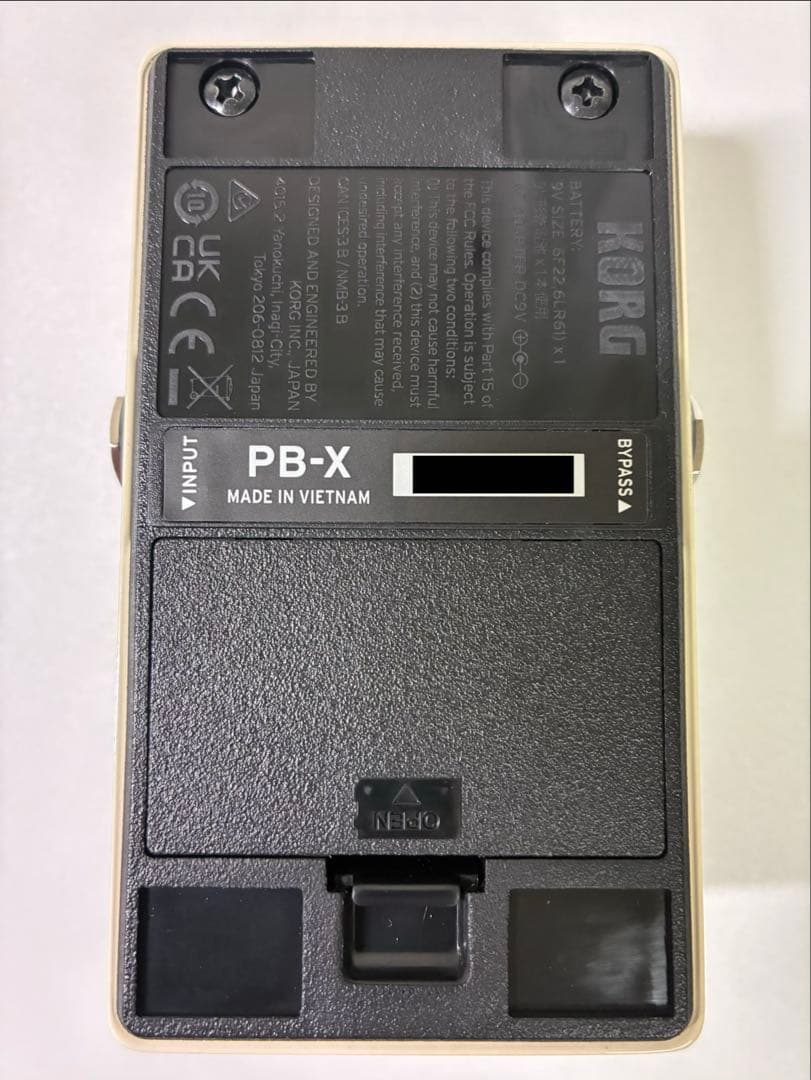 【新品同様】KORG(コルグ) / PB-X CR　ペダルチューナー　限定カラー