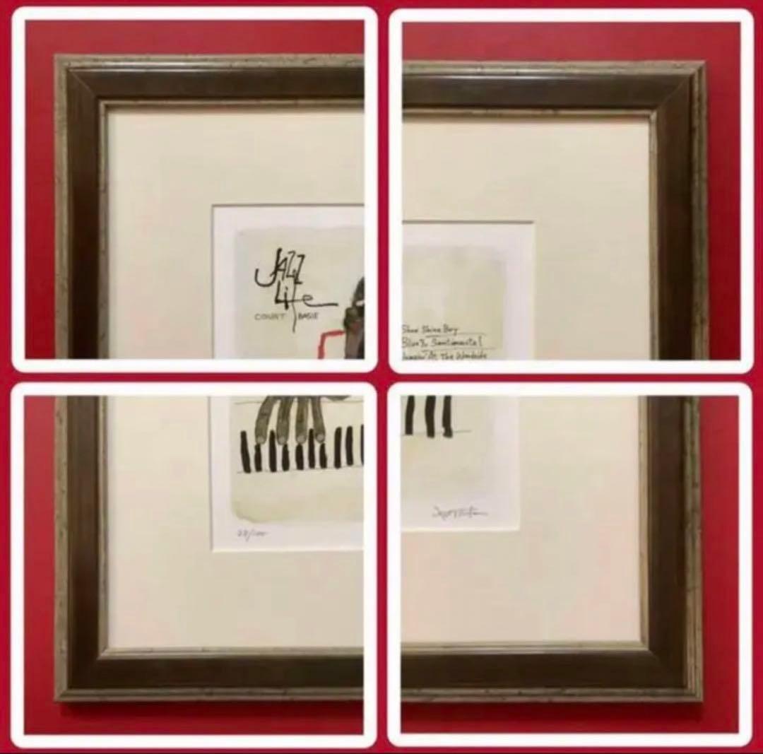 絵画・額縁・版画・津田耕・新品未使用・JAZZ・Play Ⅰ・美術品・インテリア