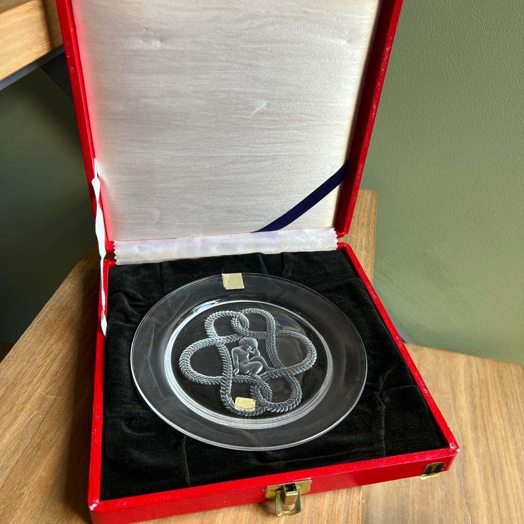 ルネ・ラリック　クリスタルガラス　お皿1/6