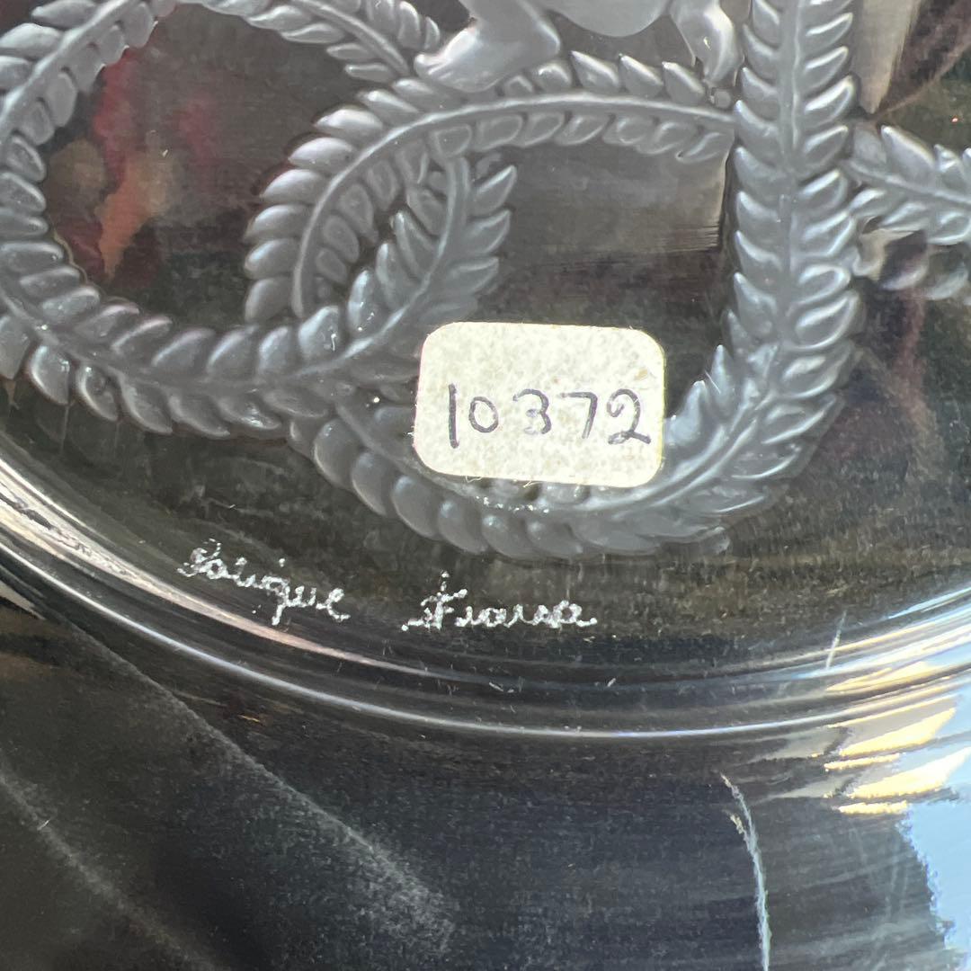 ルネ・ラリック　クリスタルガラス　お皿1/6