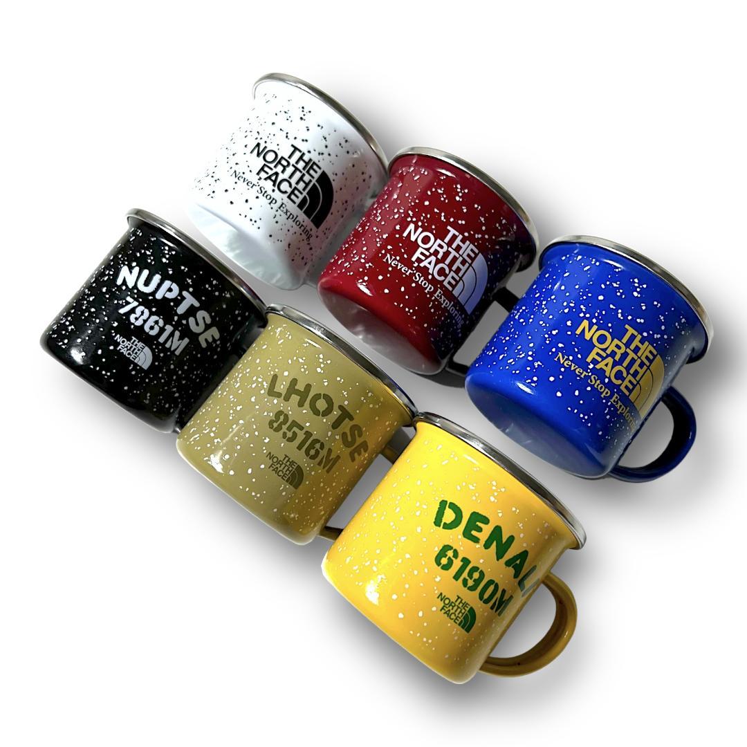 6点セット ノースフェイス 2024モデル パール柄 ホーローカップ 6色セット