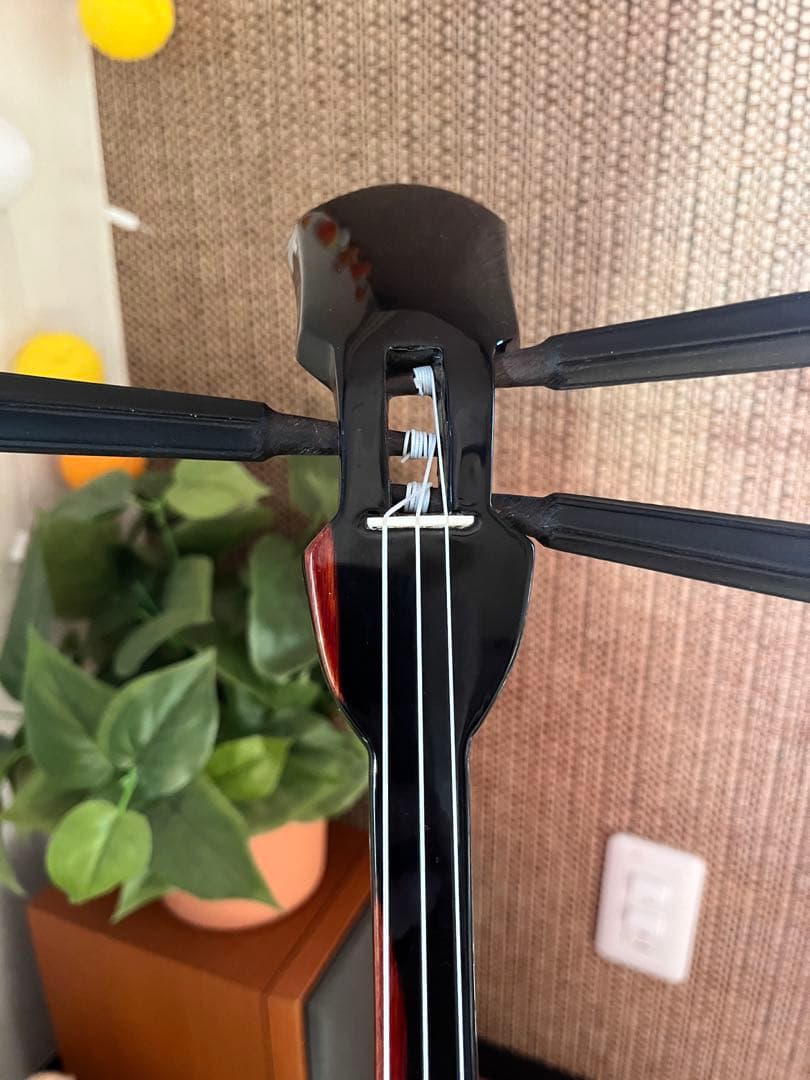 沖縄　伝統工芸士製作三線　カミゲン一枚貼り(本張)(製作証明あり)