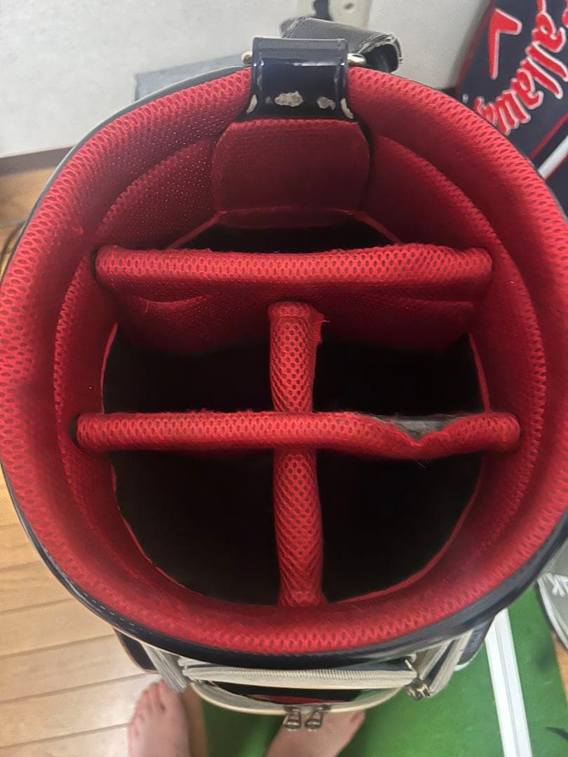 and per se キャディバッグ　エナメル