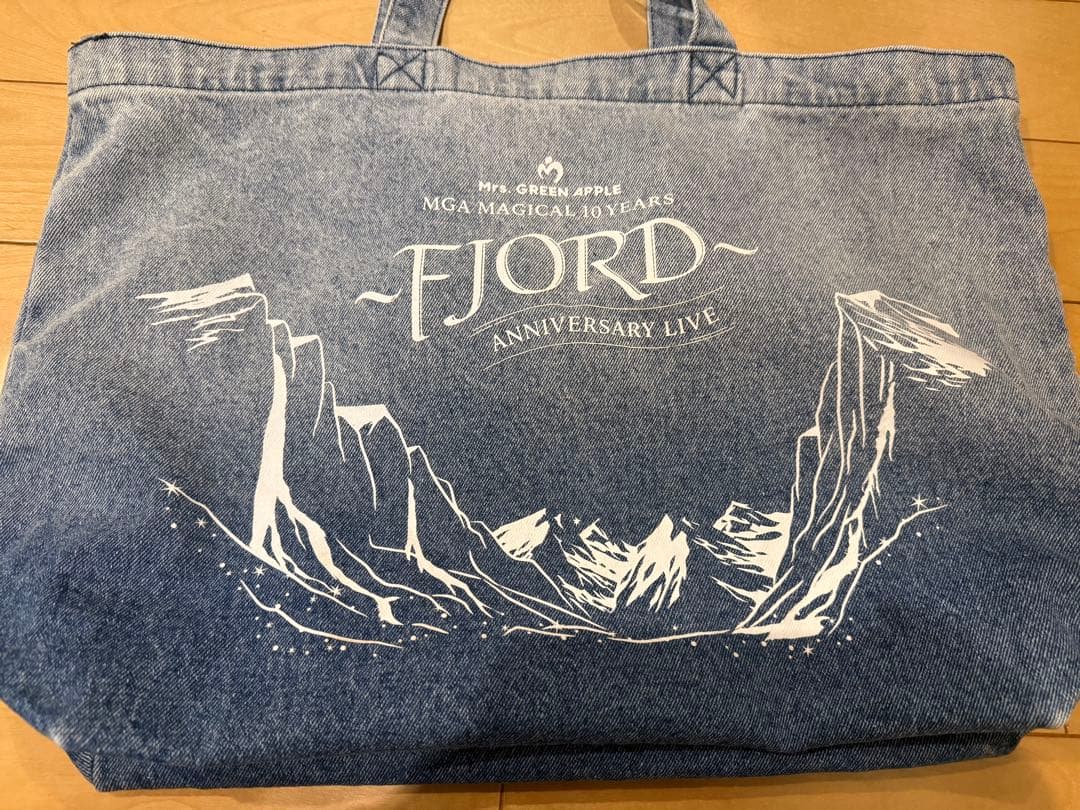 【Mrs.GREEN APPLE】FJORD デニムトートバッグ
