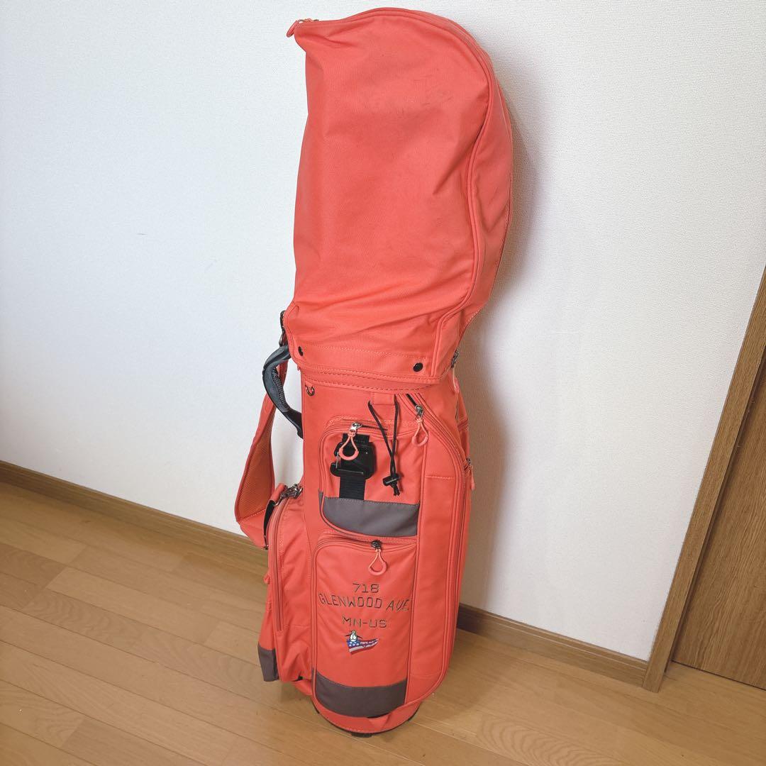 K421 Munsingwear キャディバッグ オレンジ