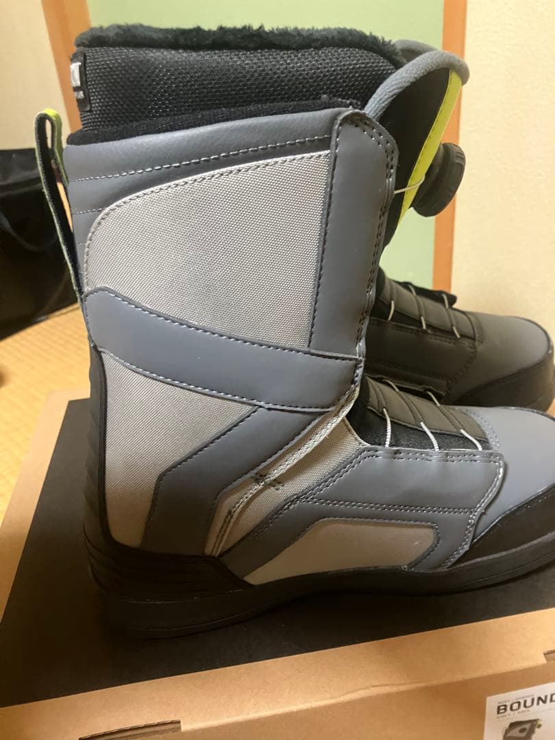 K2 スノーボードブーツ ボアシステム グレー/イエロー