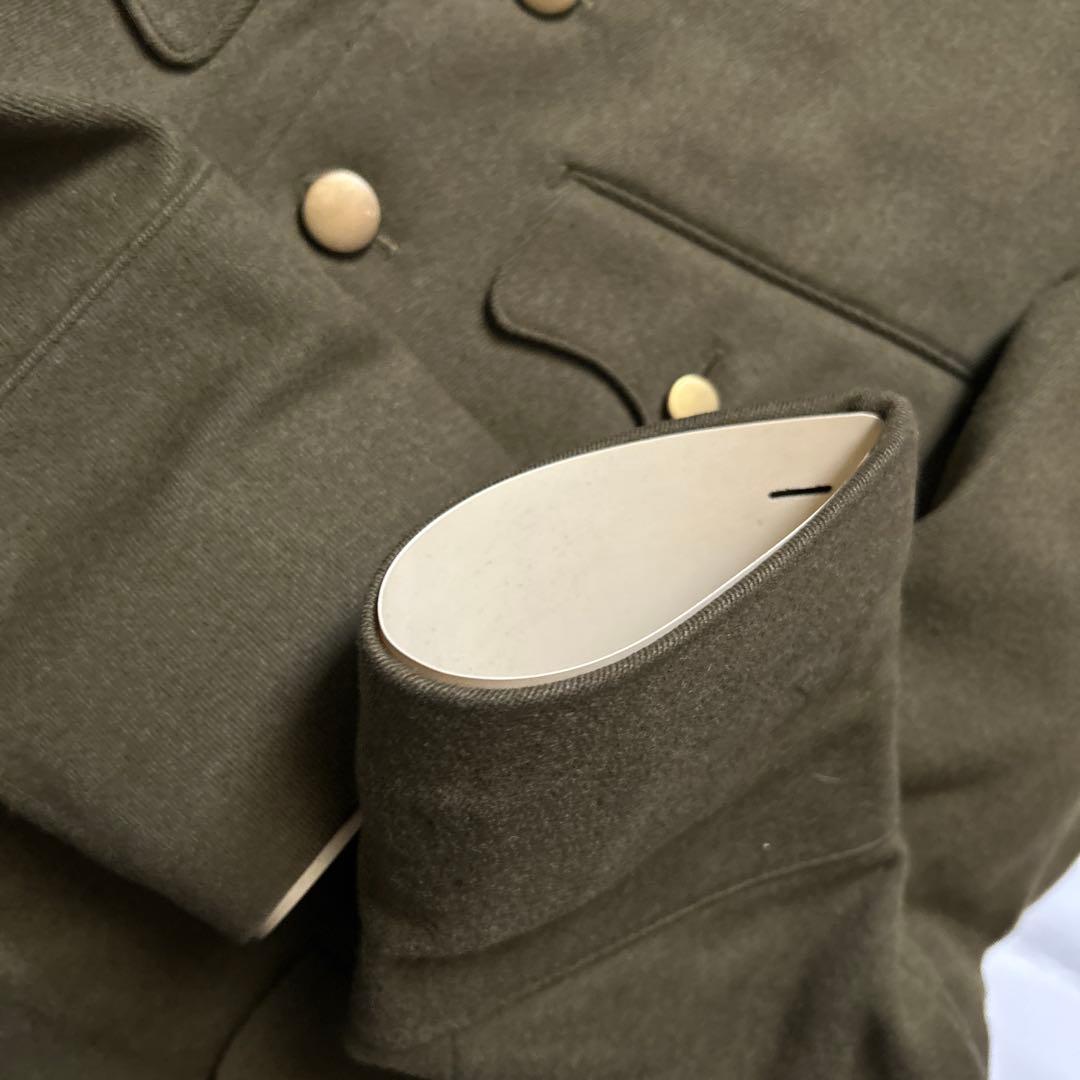 日本軍 京都 偕行社保部 昭和軍服部 冬用 カーキオリーブグリーン