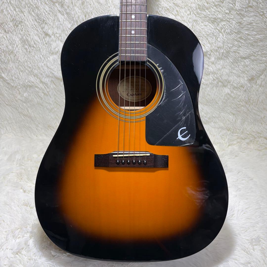 ☆美品☆エピフォン AJ 100 VS ストラップ カポ ケース セット アコギ