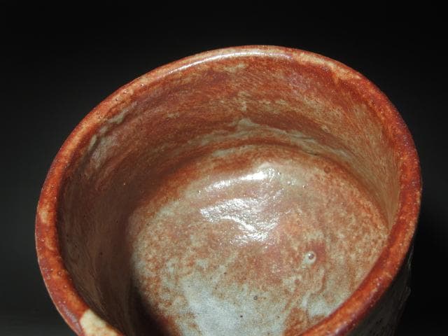 【セール】☆　加藤唐九郎　あけぼの志野茶碗　水野☆y445