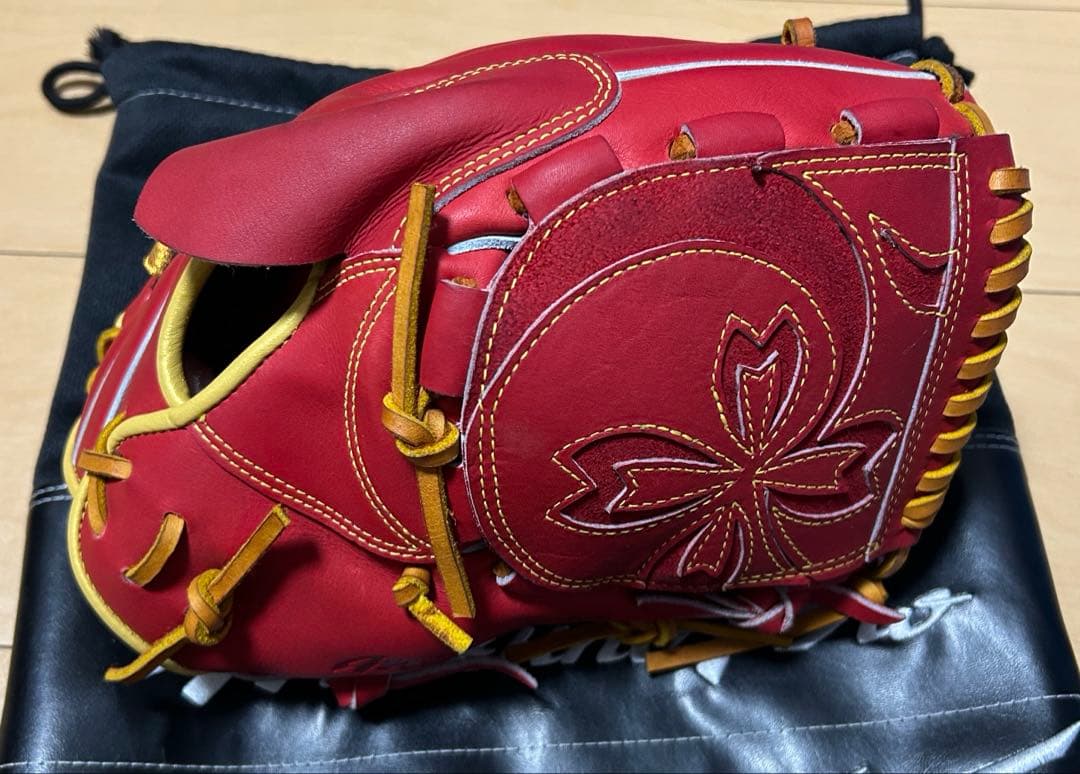 ミズノプロ　軟式　投手用　スピードレボ　専用グラブ袋付き