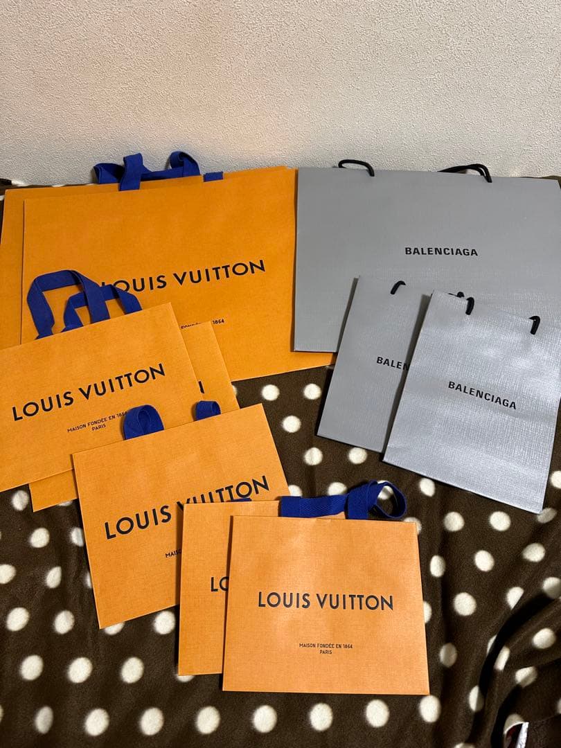 ルイヴィトン バレンシアガ　ショップバッグ　紙袋　おまけ含34点