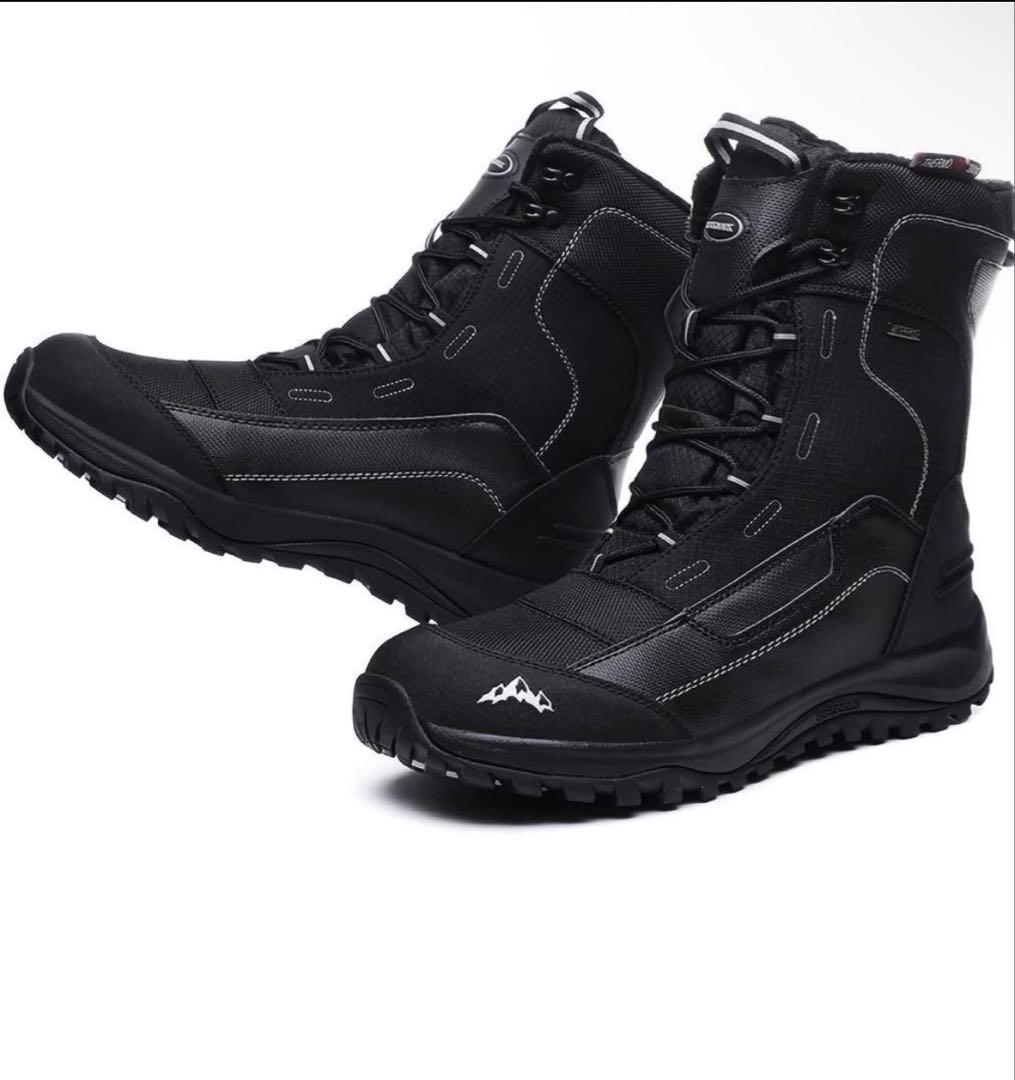 ☆ROCKMARK メンズスノーブーツ ミッドカーフ防水耐久性ブーツ26.5cm