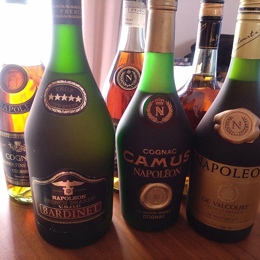 ナポレオン ブランデー／コニャック含む 6本セット 古酒 未開栓