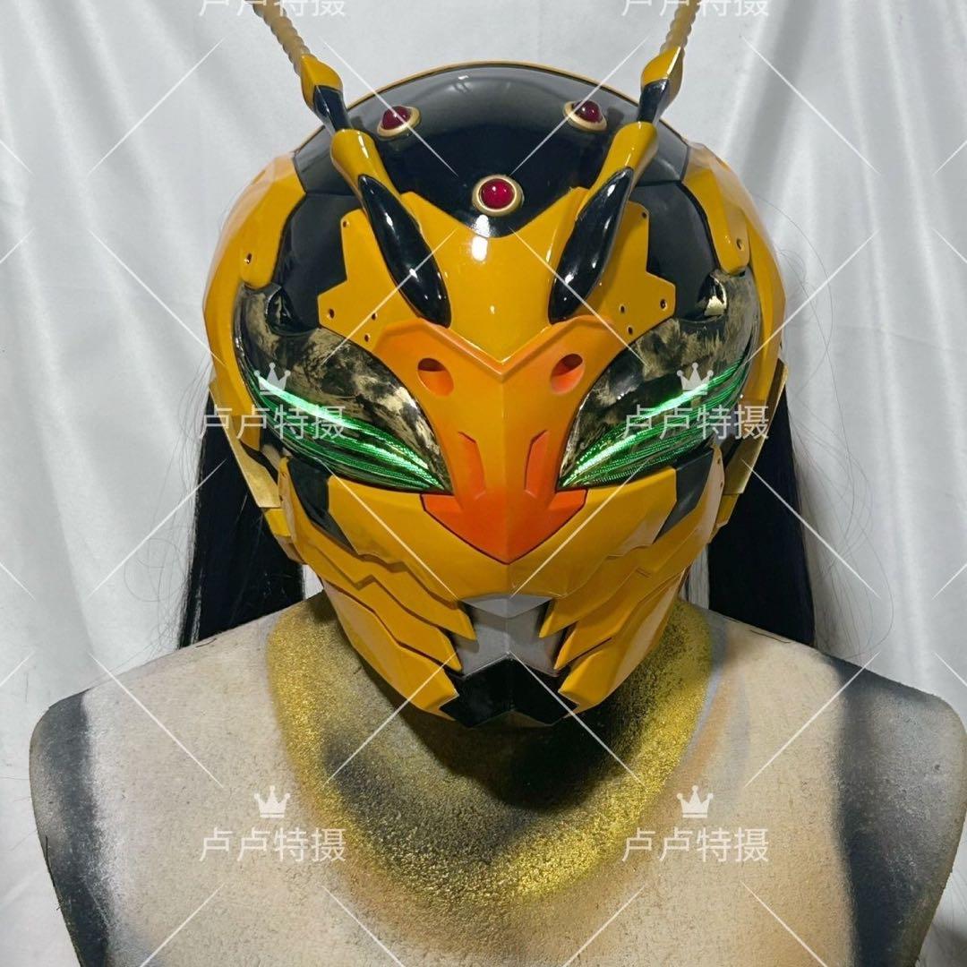 【美品】【未使用】マスク　アトラク　コスプレ　仮面ライダー 1/1プロップ