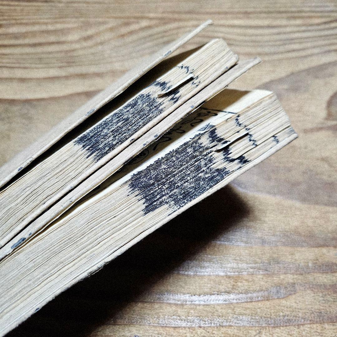 LL9711 古い和本 『 草書淵海 ２冊揃』井出臥渓 漢字 手本 書道 古文書