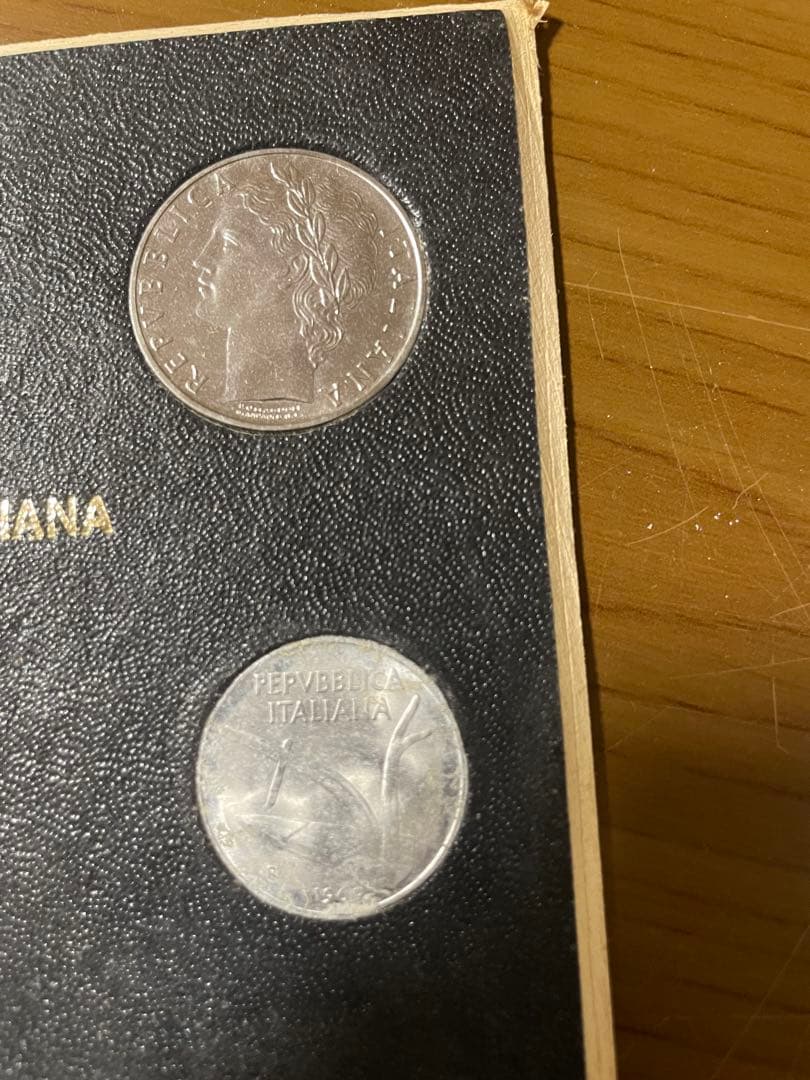 1969年/イタリア共和国5枚セット/未流通非常に希少/フォルダー入り