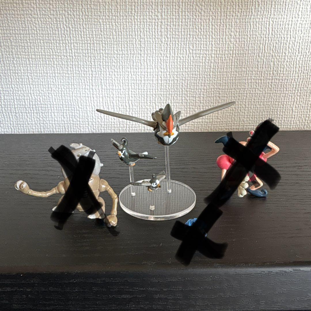 立体ポケモン図鑑　ムクホーク進化セット★レア★