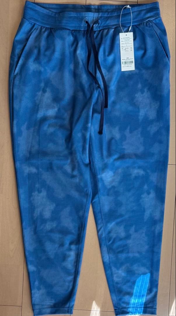 【新品未使用・タグ付き】SUKALA ジョガーパンツ Lサイズ 青色（タイダイ）