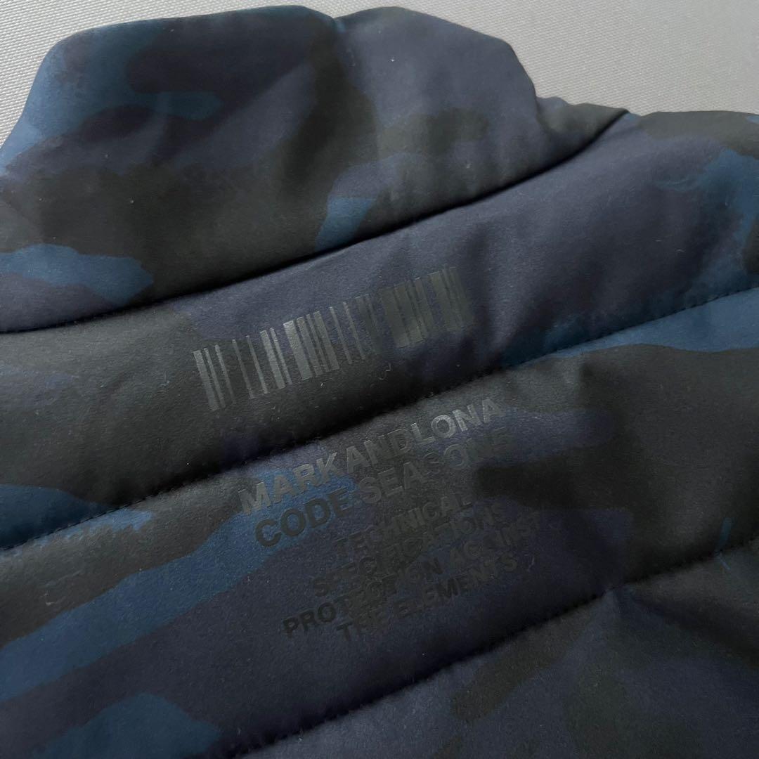 MARK&LONA マークアンドロナ　ダウンジャケット　切り替え　メンズ　迷彩