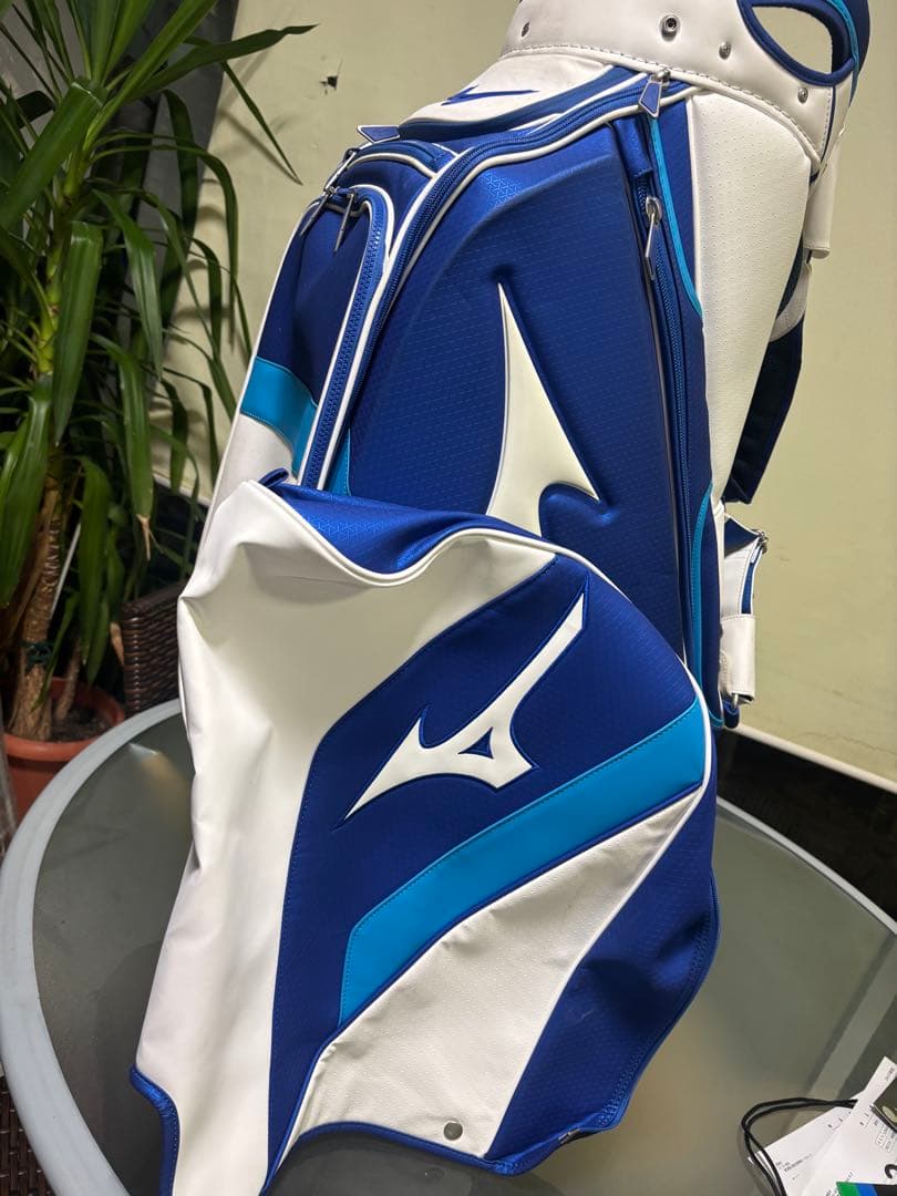 Mizuno プロモデルツアーキャディバッグ 青/白