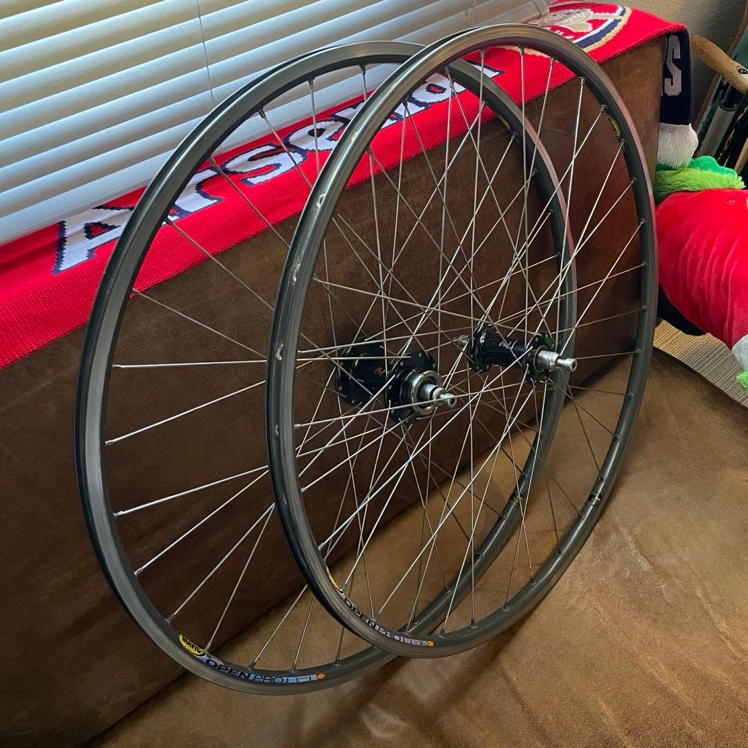 philwood × mavic open pro ピストホイール トラック