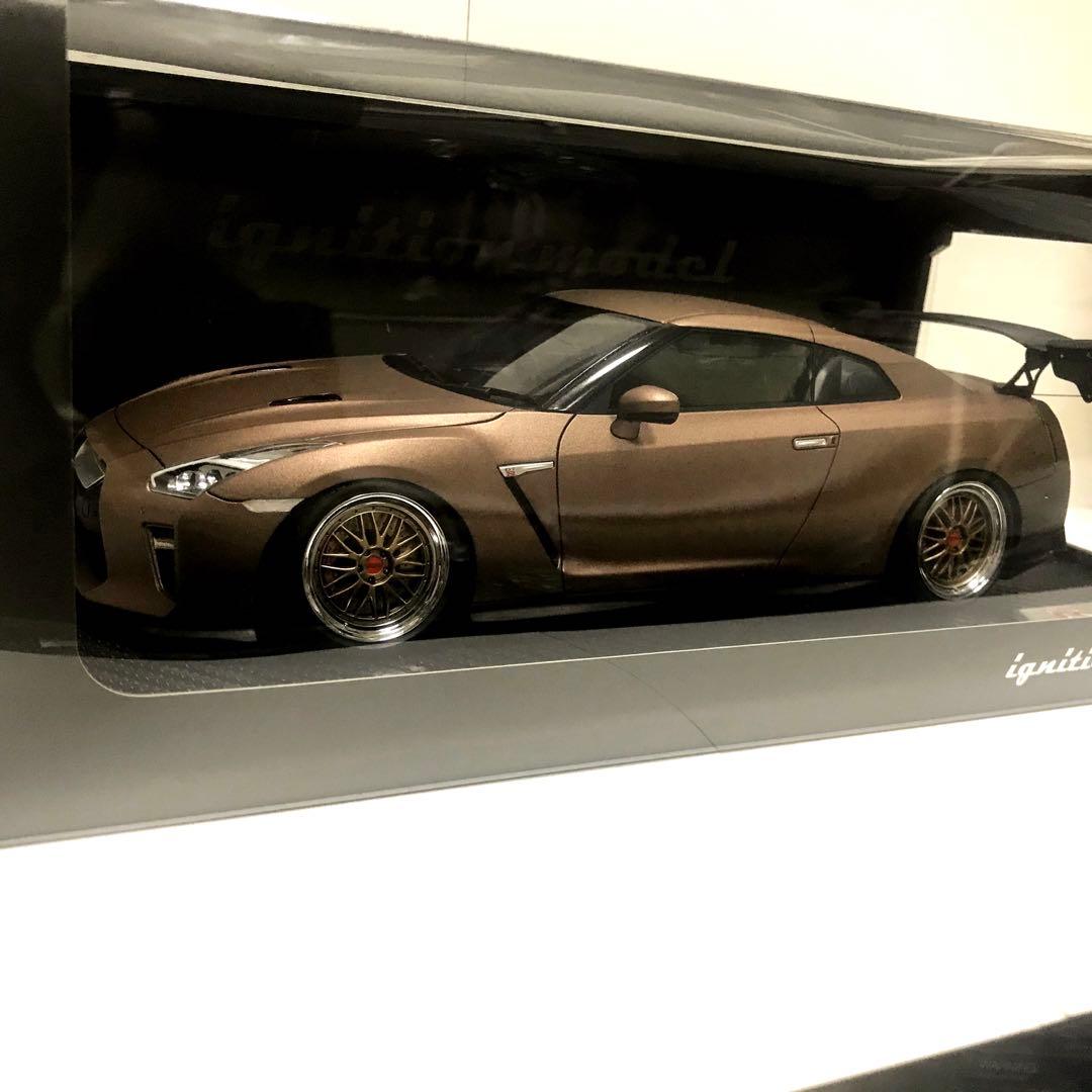 イグニッションモデル 1/18 日産 GT-R (R35) マットブラウン