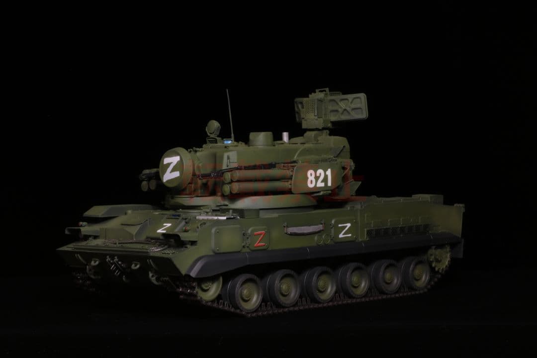 【完成品】 1/35 ロシア軍 2S6M 自走式対空砲 プラモデル パンダホビー