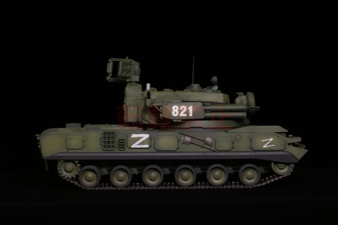 【完成品】 1/35 ロシア軍 2S6M 自走式対空砲 プラモデル パンダホビー