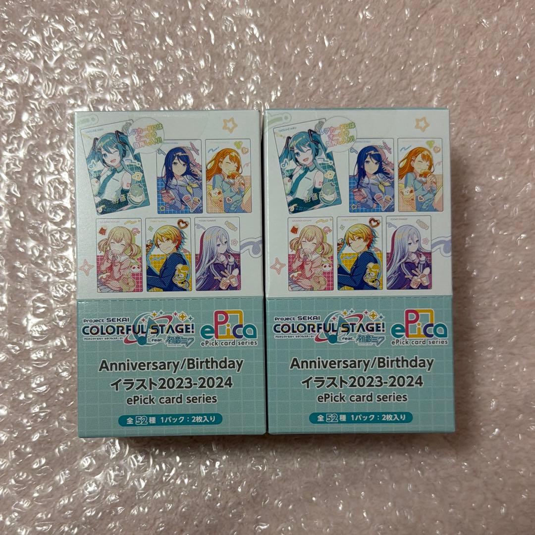プロセカ　エピカ　ePick card バースデー　未開封 BOX