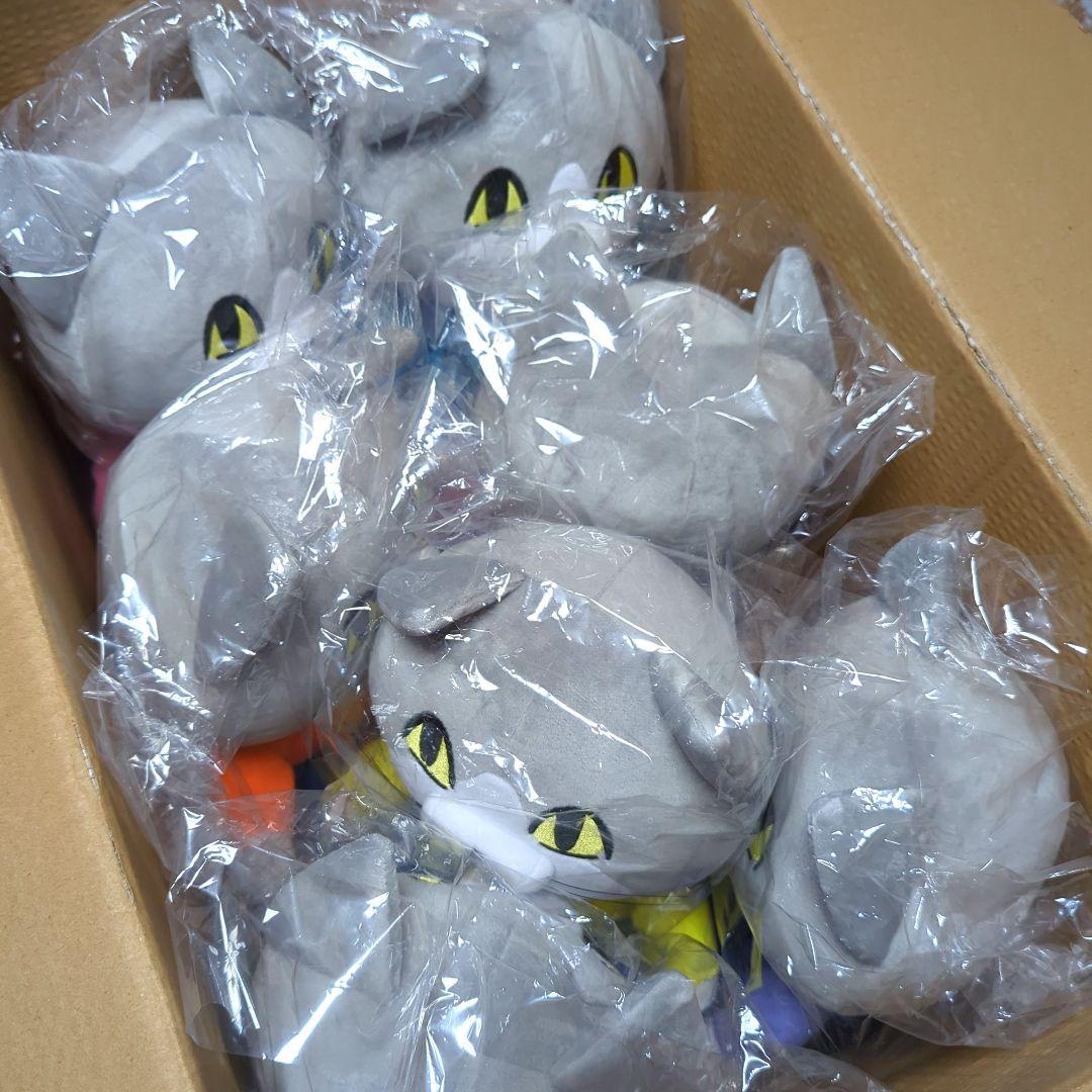 【当選品！】仕事猫 おすわりBIGぬいぐるみ レインボーブルゾンver. 7種