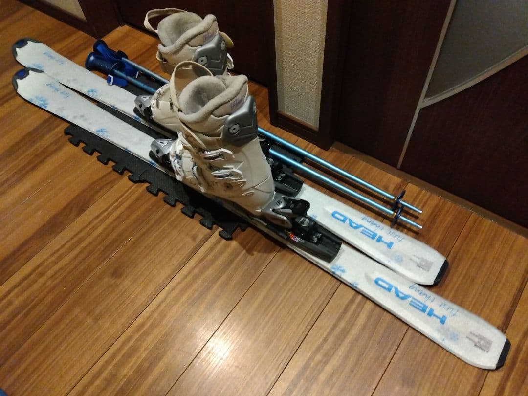 美品【ハイエンド】HEAD 学生・レディース用/スキーセット/メンテ・WAX済✔