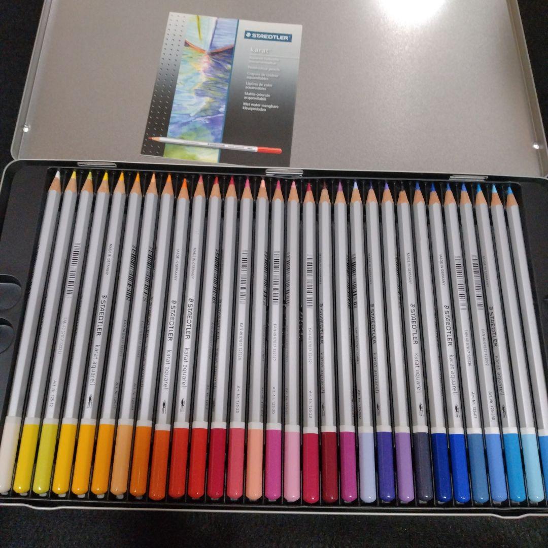 【美品】ステッドラー karat aquarell 60色 水彩色鉛筆