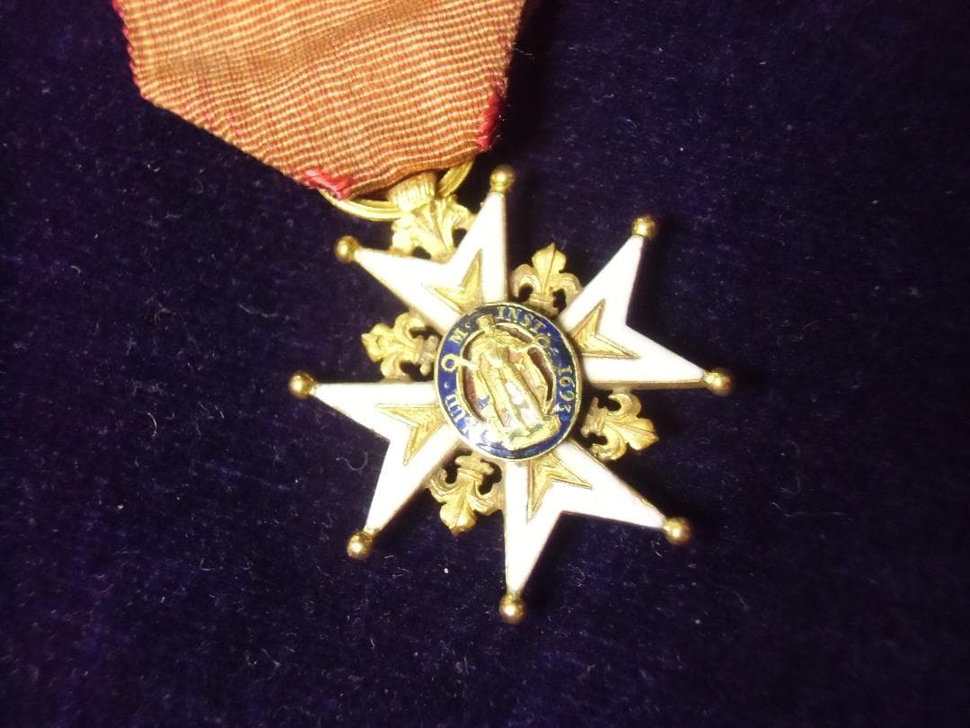 Ｆフランス軍＊聖ルイ騎士十字団勲章（実物）