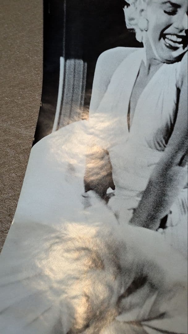 蔵出し品 マリリン・モンロー モノクロポスター 大判 2m×50cm 希少 レア