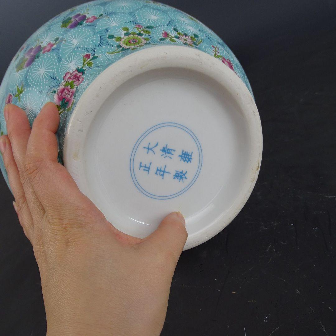 清雍正夜光琺瑯彩賞瓶 景徳鎮 陶磁器 装飾品 現代工芸品 美術品 置物