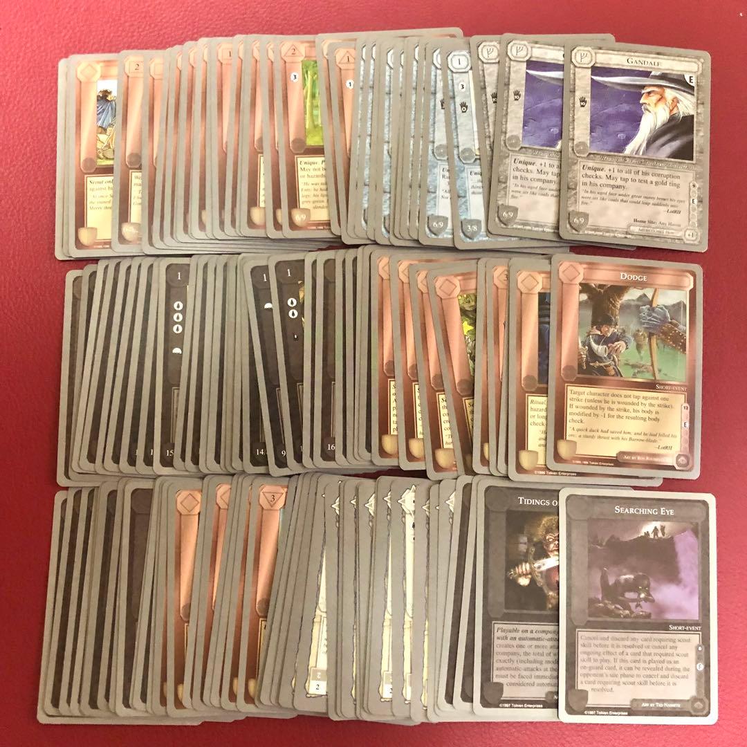 ミドルアース　カード　チャレンジデッキE ccg コンプ　指輪物語　トレカ