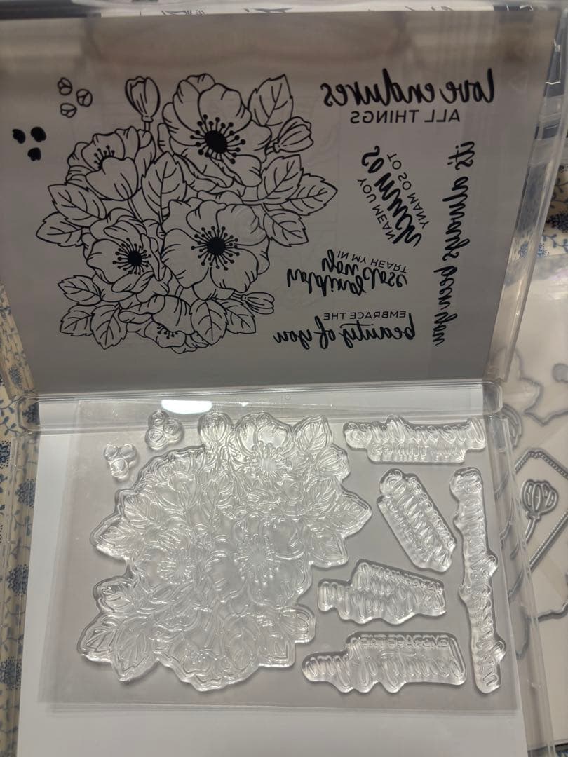 未使用♡Enduring Beauty スタンプセットとダイカット