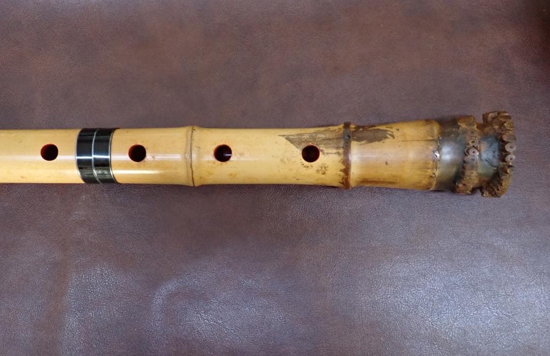 尺八 深水銘 都山流 一尺八寸 長さ約54.5センチ 重さ約484グラム